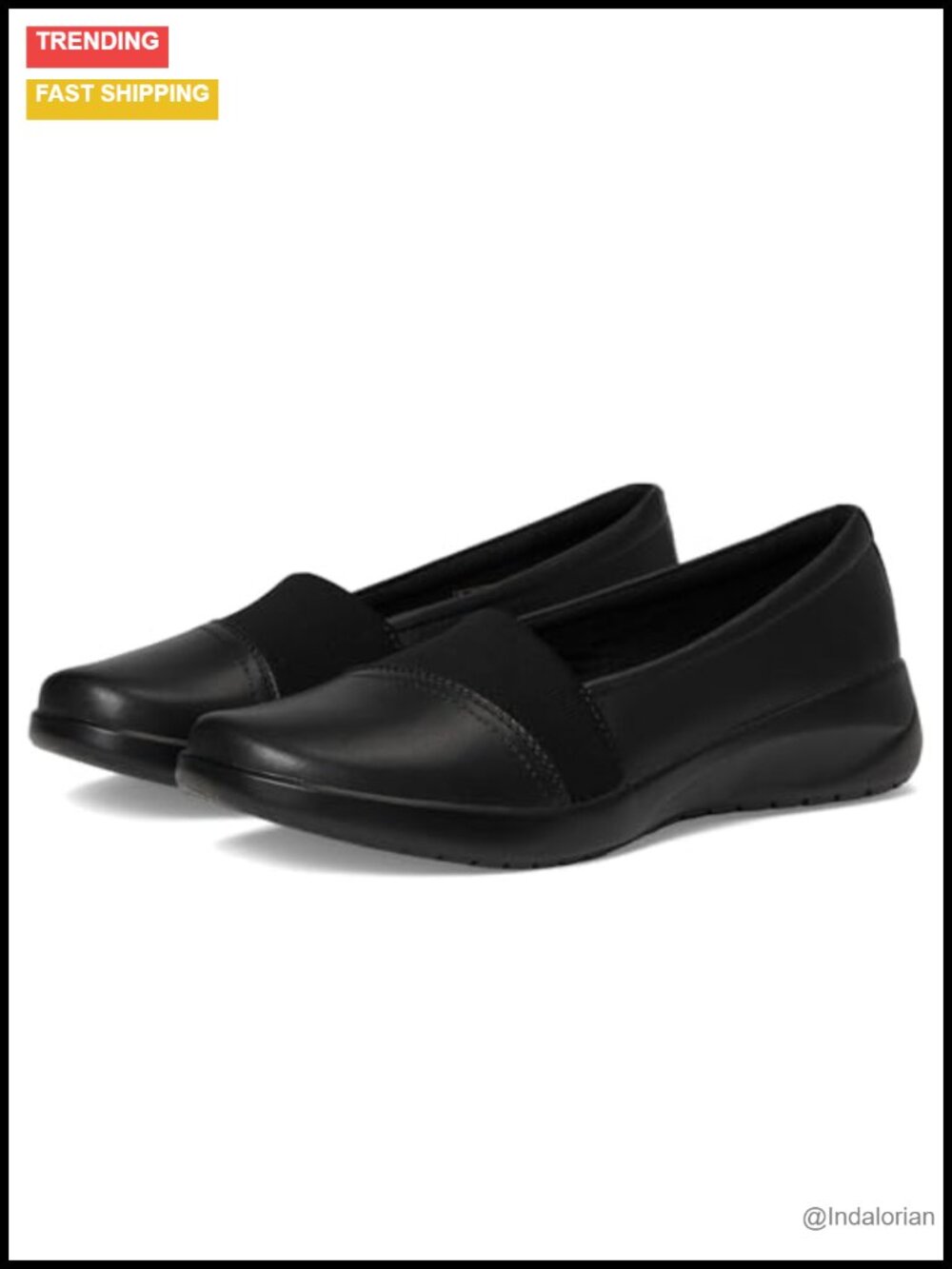 Clarks Kaetlyn Rhea Leather Loafers Comfort Slip-On